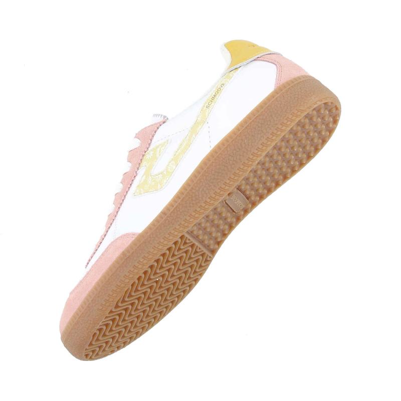 SHEFFIELD JOGGER W - NAPPA/SUEDE - WHITE/PINK